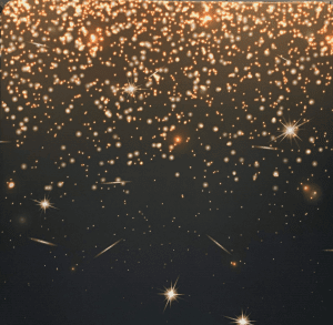 Elegáns fekete-arany háttér a selfie gép használata közben