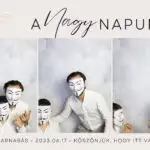 Esküvő helyszín és profi selfie gép egyesülése Vásárosnaményban