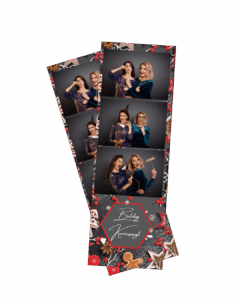 Havas, fenyőágas karácsonyi keret céges rendezvényekre