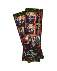 Karácsonyi fotókeret céges logó helyével – Selfie Gép