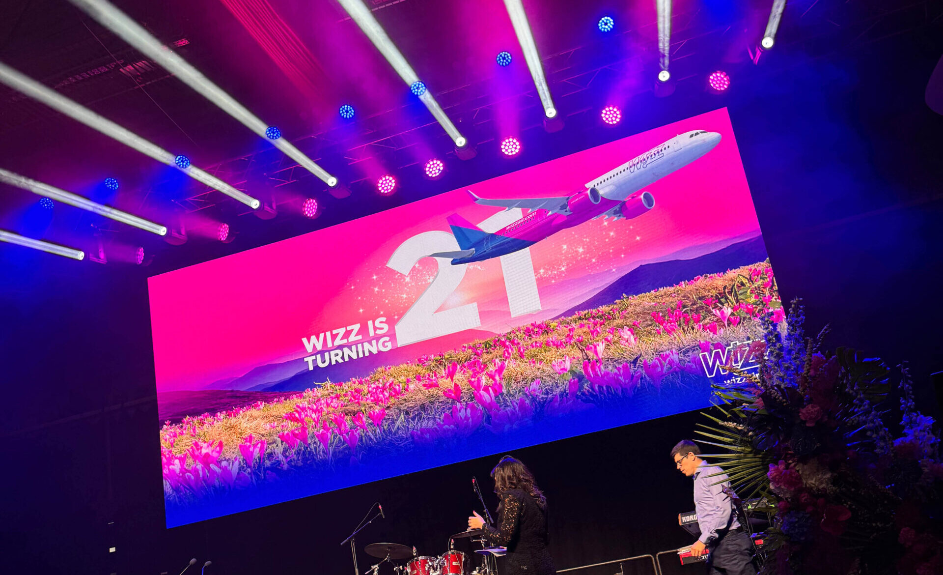Céges rendezvény selfie géppel a Wizz Air 700 fős vállalati eseményén