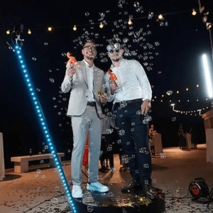Szülinapi buli 360 fokos selfie géppel